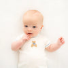 Bear Hugs Hand-Embroidered Diaper Cover Set - Sky