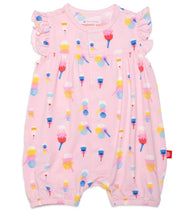 Load image into Gallery viewer, Magnetic Me Modal Romper-Pink Sundae Funday
