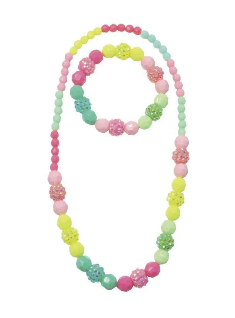 Great Pretenders Vividly Vibrant Necklace and Bracelet Set