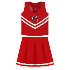 Standing Bulldog Georgia Cheer Dress