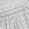 Vintage Ditsy Smocked Geo Dress