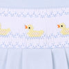 JUST DUCKY CLASSICS SMOCKED
BOY FOOTIE - BLUE