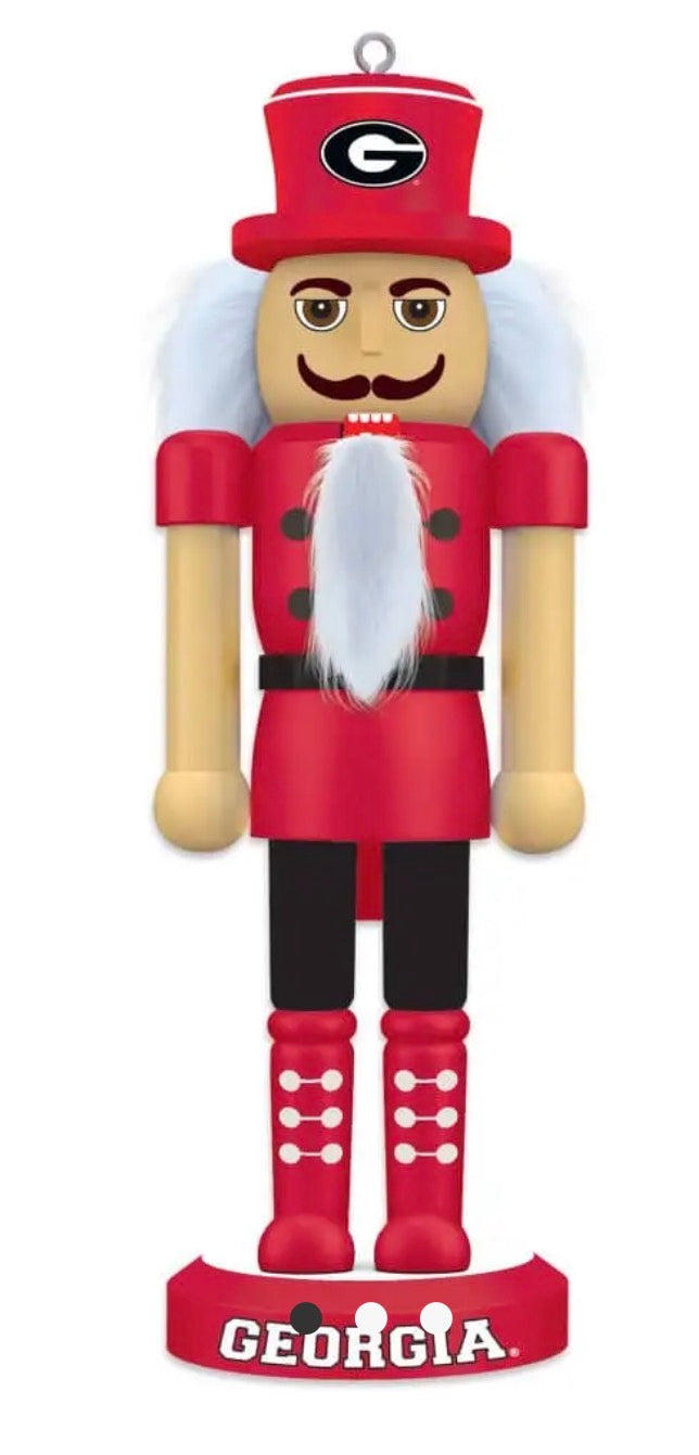 Georgia Bulldogs nutcracker ornament