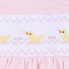 JUST DUCKY CLASSICS SMOCKED
GIRL FOOTIE - PINK