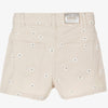 Mayoral Daisy Beige Cotton Shorts