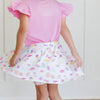 SWEET BAY CLOTHING
Pink Ruffle Cap Sleeve T-shirt