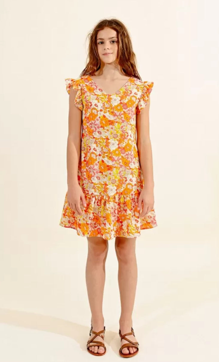 Molly Bracken Girl - Floral Dress - Off White Millie / 10Y Molly Bracken Girl - Floral Dress - Off White Millie / 10Y