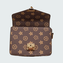 Load image into Gallery viewer, Brown Star Printed Inspired Purse
