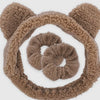 Teddy Bear Ear Spa Headband and
Scrunchie Wristbands