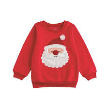 Boys Appliqué Santa Sweatshirt