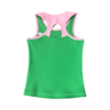 Country Club Green/Pink Active Wear Top