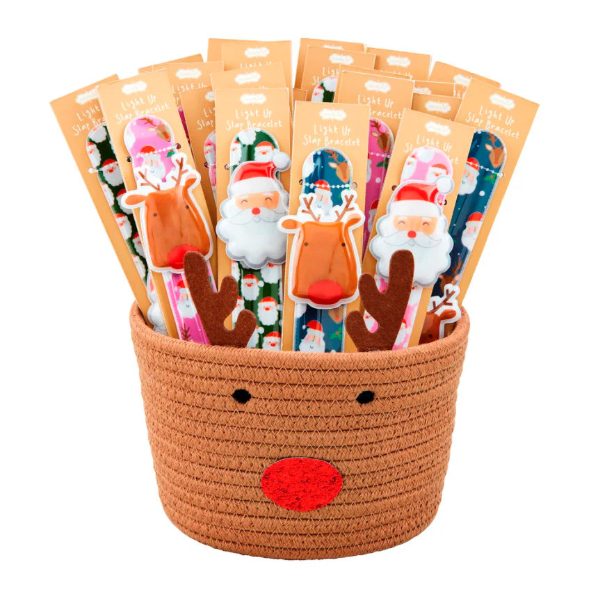 Mud Pie Light Up Christmas Slap Bracelet