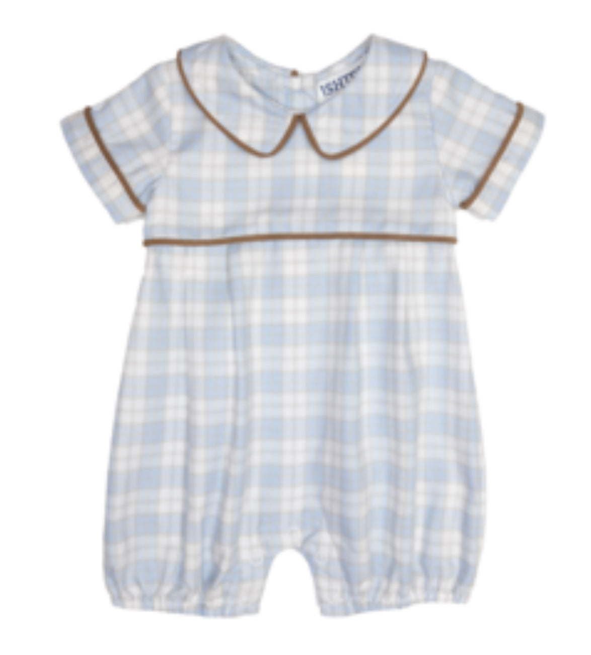 Ishtar Blue & Khaki Boys Romper