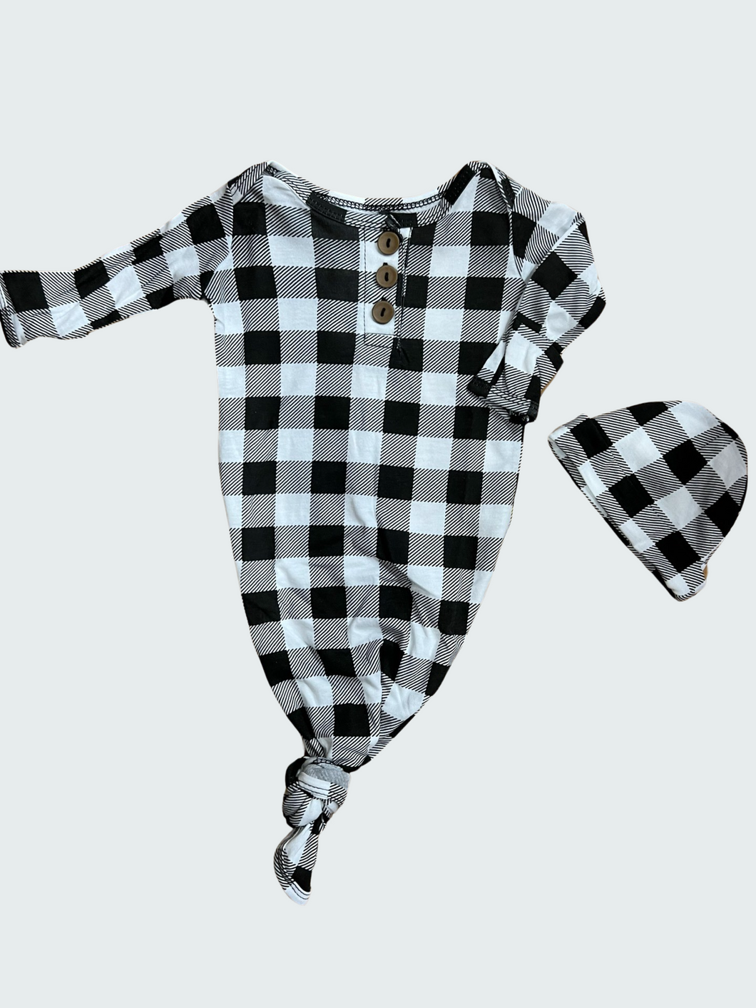 Jane Marie - Buffalo Check Gown