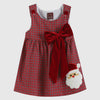 Lil Cactus Red Plaid Bow Santa Dress