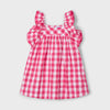 Girls Peony Gingham Dress