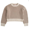 Design History Girls Brown & Tan Sweater