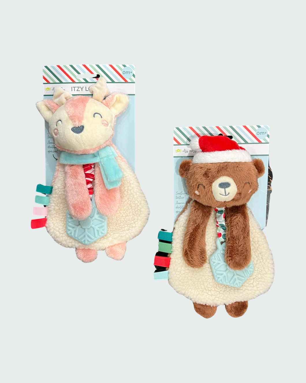 Itzy Ritzy plush  Christmas Lovey with Teether