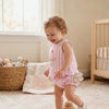 Pink & White Cupcake Appliqué Bloomer Set