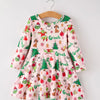 Grinch Inspired Print Twirl Dress