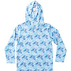 KID'S PRO PERFORMANCE HOODIE T-SHIRT - BLUE
CAMO LOGO PRINT