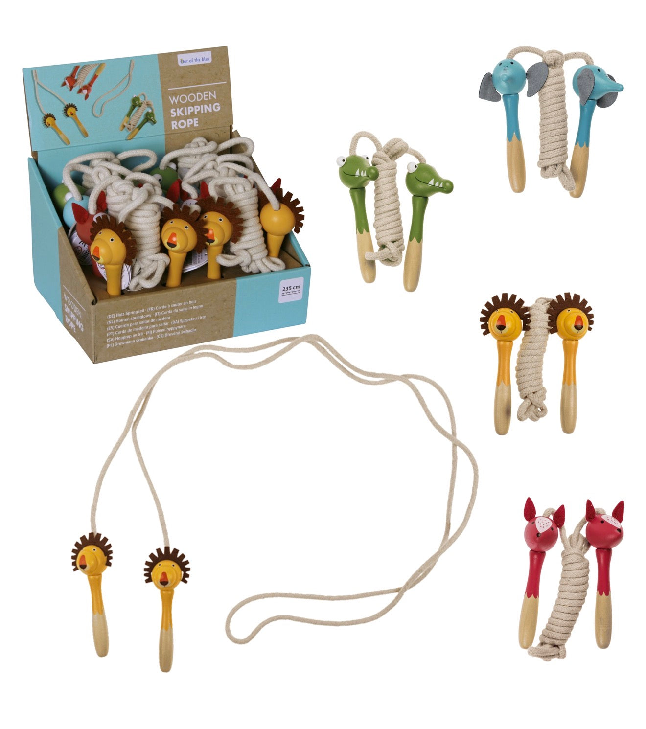 Wooden Toy Skipping Rope