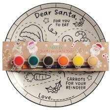 Ceramic DIY Paint Christmas Plate