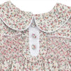 Samantha Floral Smocked Girls Bubble