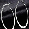 Oval hoop Earrings