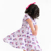 Purple and White Gingham Hunter/X Twirl Dress
