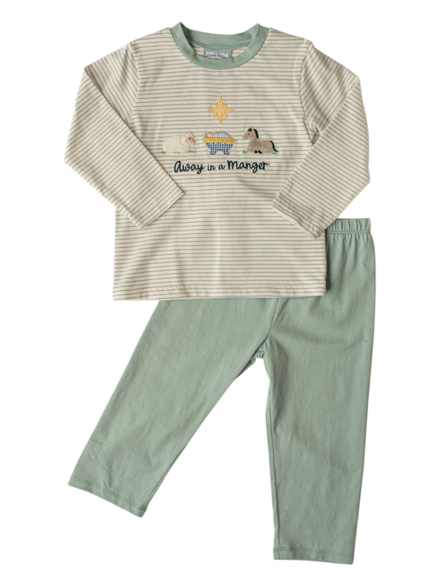 Away In A Manager Boys Pant Set