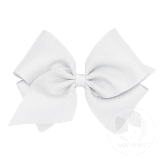 Wee Ones Bow Mini King - White