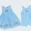 Cotton Kids Convertible Easter/Flower Embroidered Dress