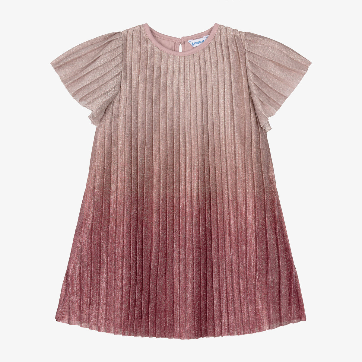Mayoral Shimmer Pleated Dress