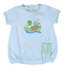 Magnolia Baby Boys Gingham Mallard Appliqué