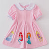 Pink Princess Embroidery Dress