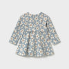 Floral Print LS Sweater Dress