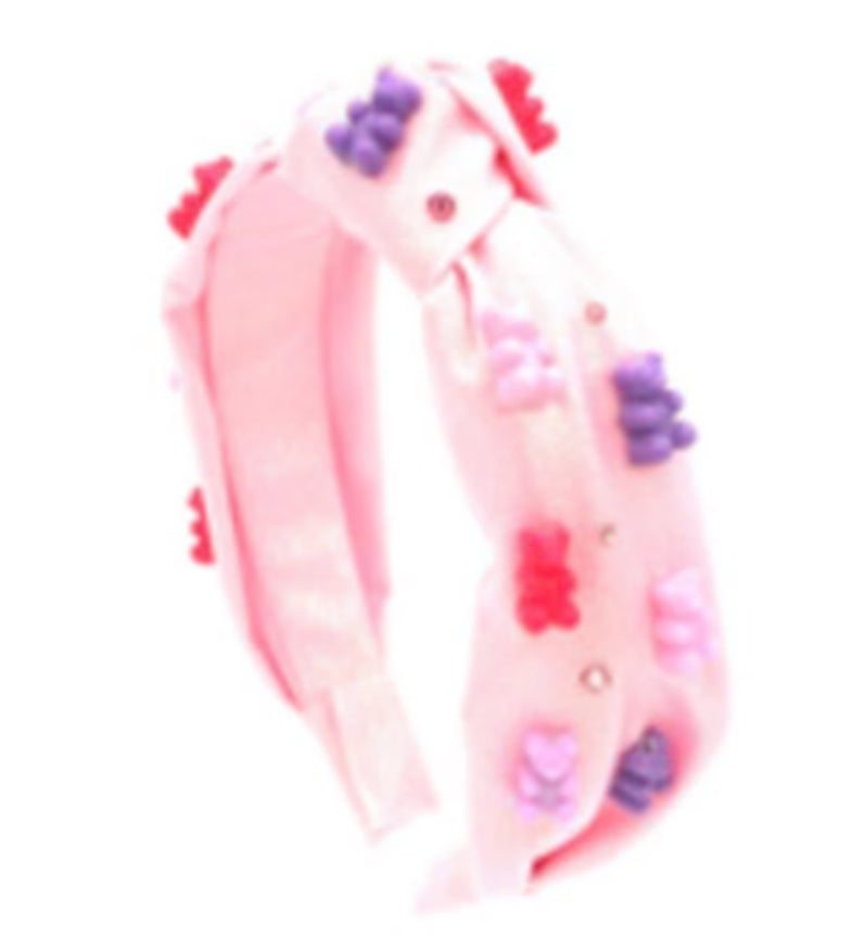 Bari Lynn 3D Gummy Bear Headband -
Iridescent Pink
