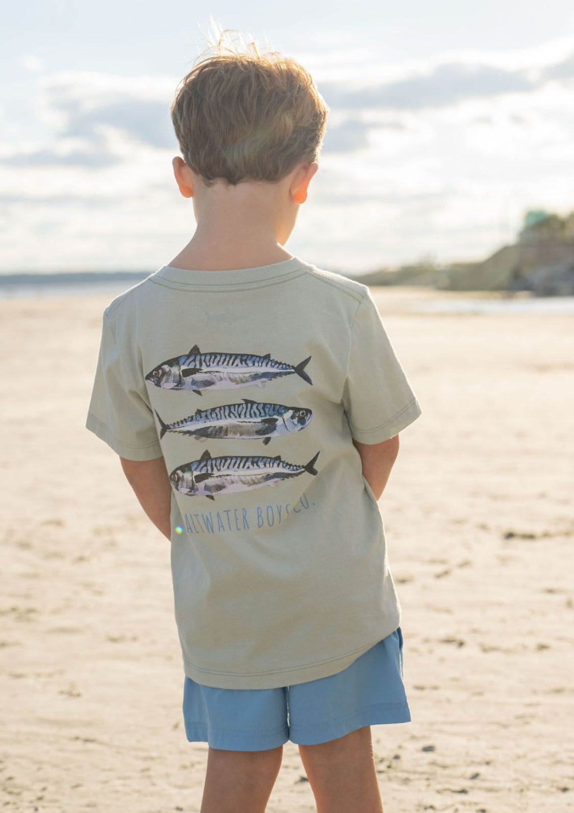 Saltwater Boys Spanish Mackerel S/S Pocket Tee