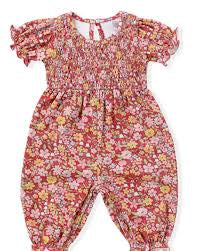 Smocked Floral Jumper