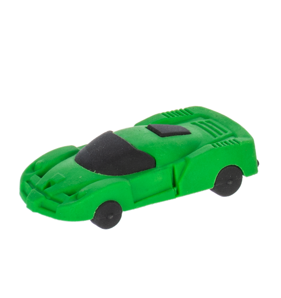 Valentine Card Race Car Erasers