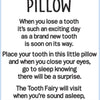 Tooth Fairy Mini Pillows