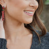Georgia “Dawg” Drop Earrings