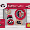 Georgia Bulldog Wooden Rattle Set