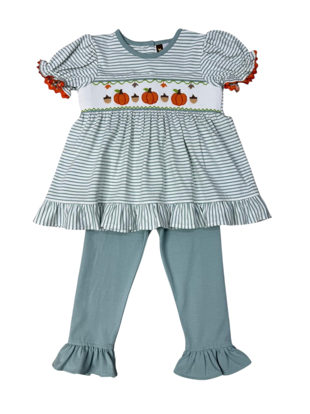 Pumpkin Patch Smocked Girls Pant Set