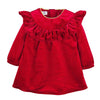 Mudpie Red Velvet Dress