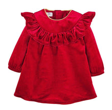 Load image into Gallery viewer, Mudpie Red Velvet Dress
