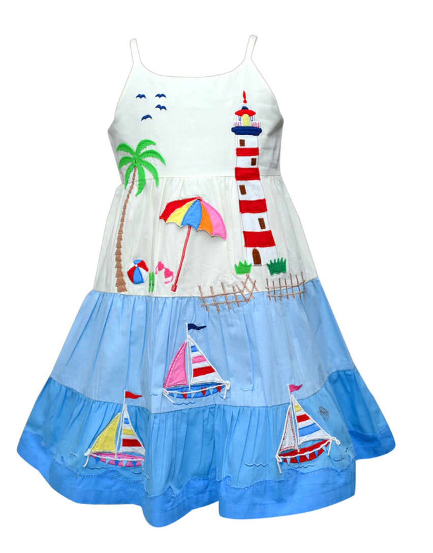 Cotton Kids Lighthouse Adventures Dress