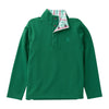 Boys Sporty Snap Pullover-Abundant Green