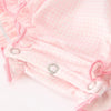 Pink Goose Embroidered Baby Girl Romper Ruffle
Collar